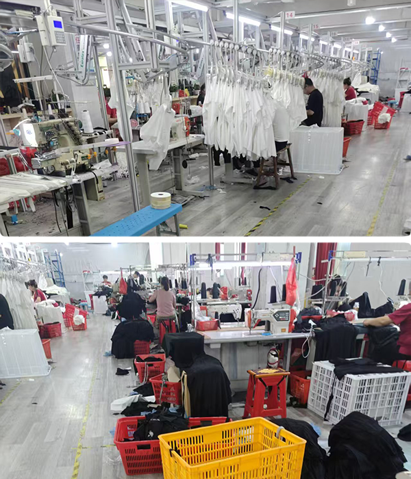 极境制造泉州石狮服装生产车间